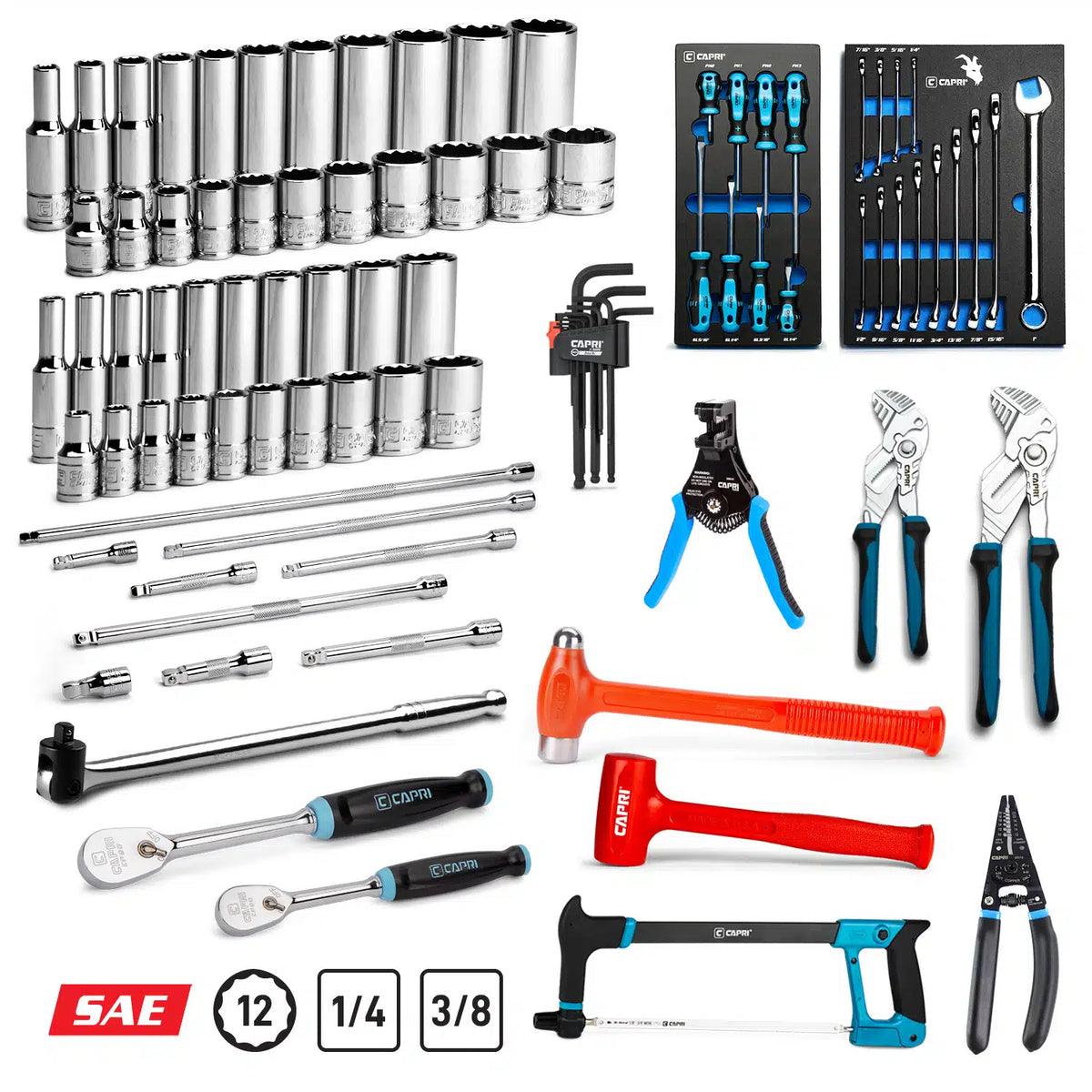 Apprentice Set, 91-Piece Master 12-Point Bundle, SAE