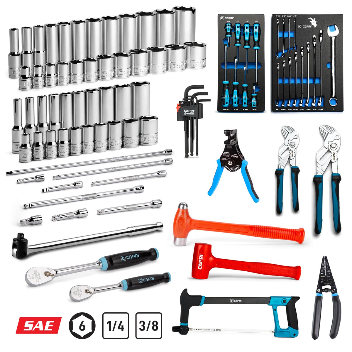 Apprentice Set, 93-Piece Master 6-Point Bundle, SAE