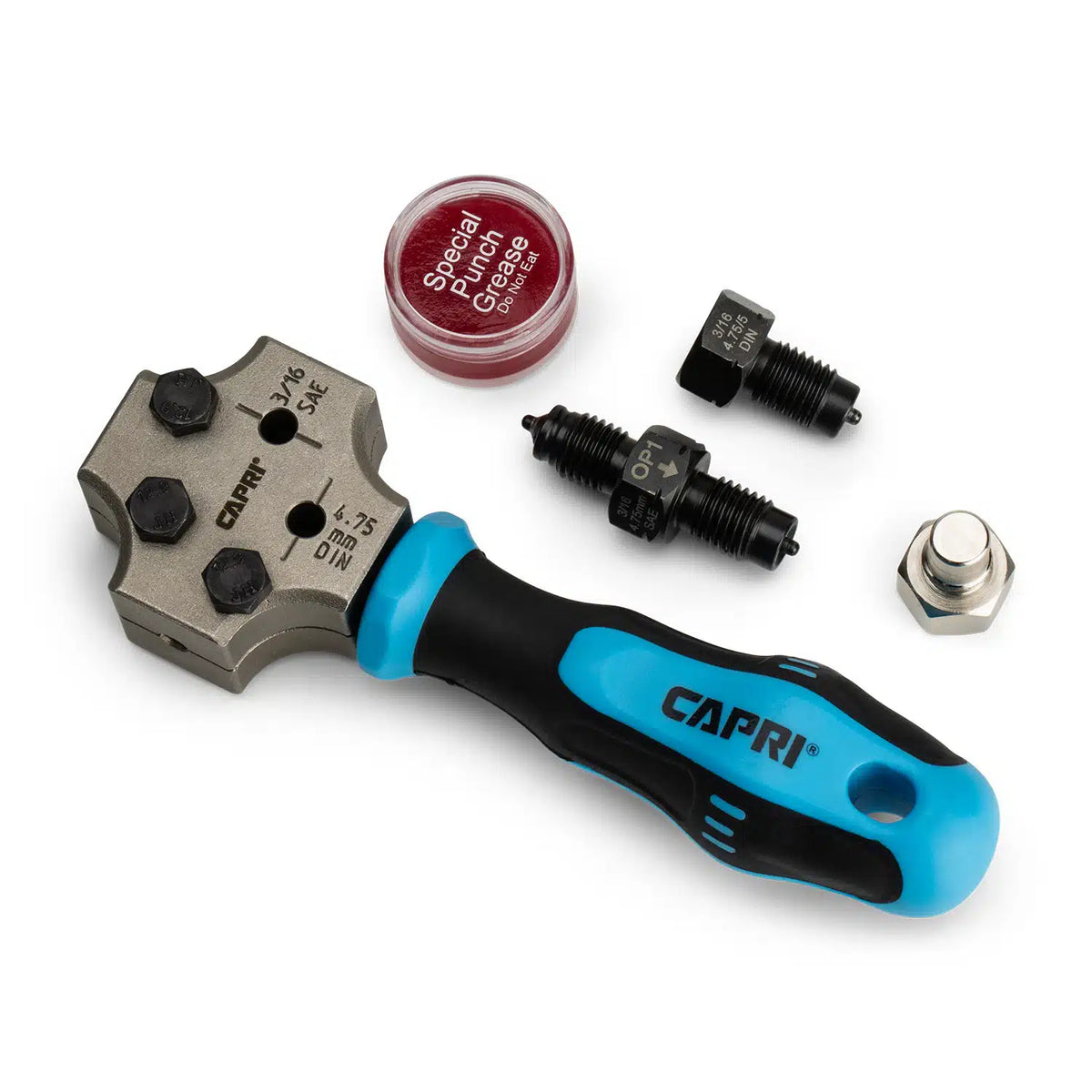 Double Flaring Tool for Brake Lines, 4.75 mm DIN and 3/16" SAE