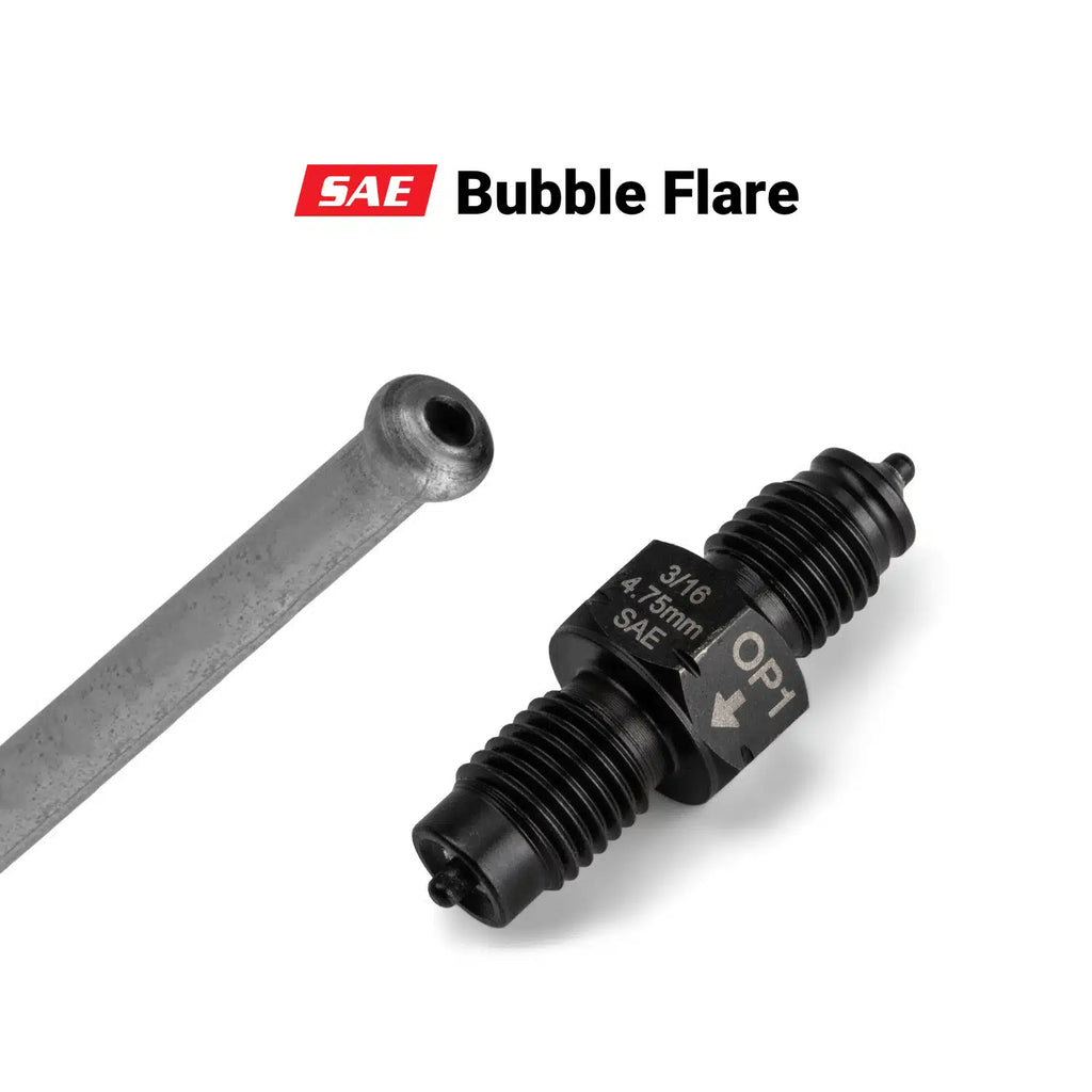 Double Flaring Tool for Brake Lines, 4.75 mm DIN and 3/16" SAE