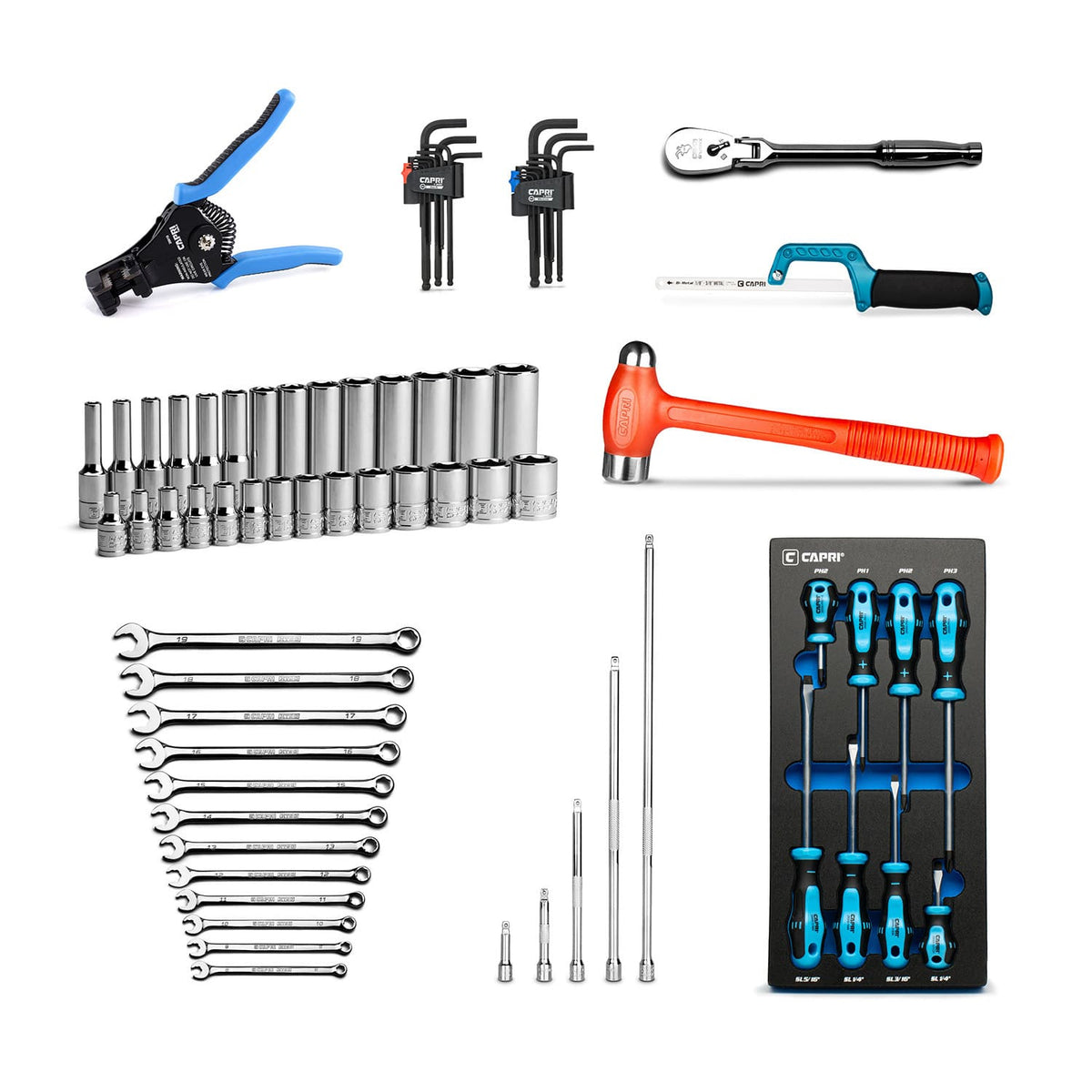 1/4" Drive Mechanics Tools Set Bundle