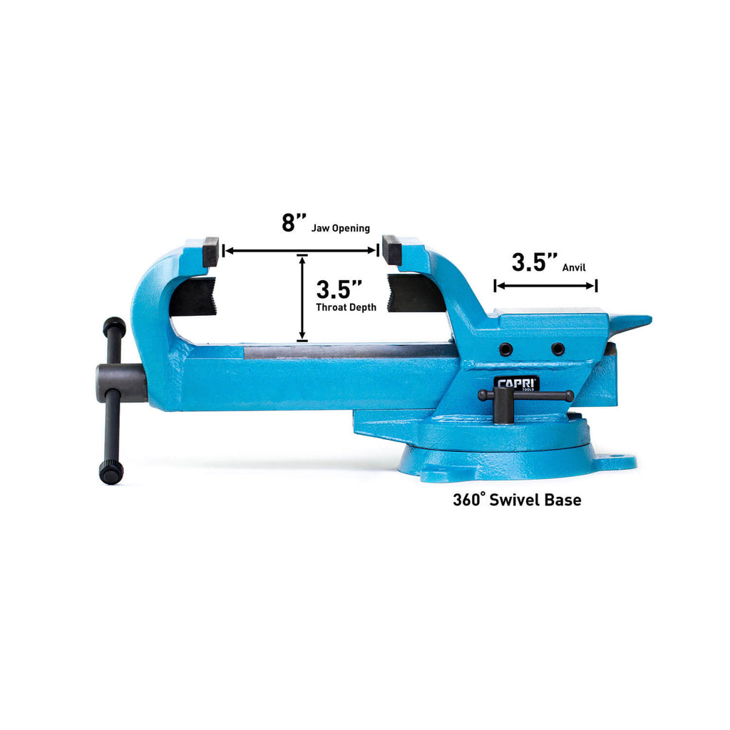 Ultimate Grip Forged Steel Bench Vises, 6"