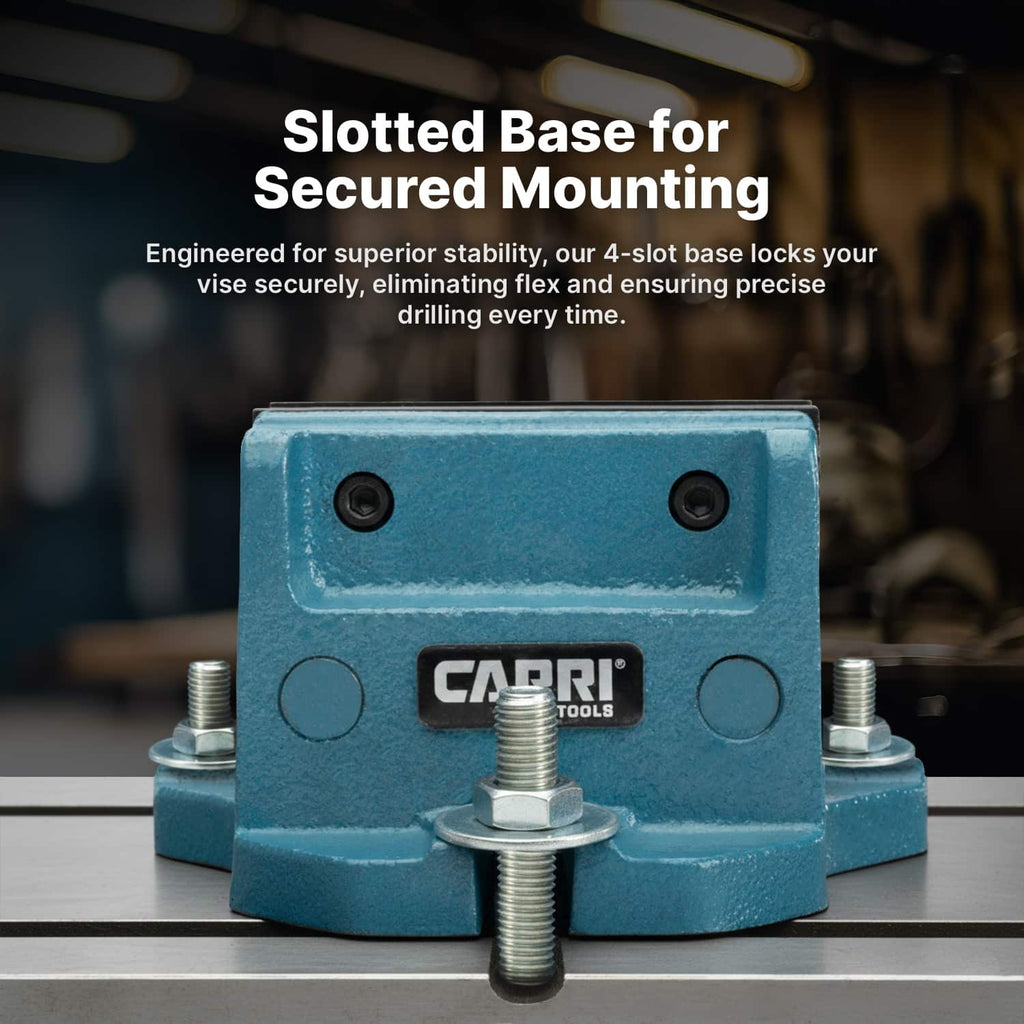 Cam-Action Drill Press Vise, 4"