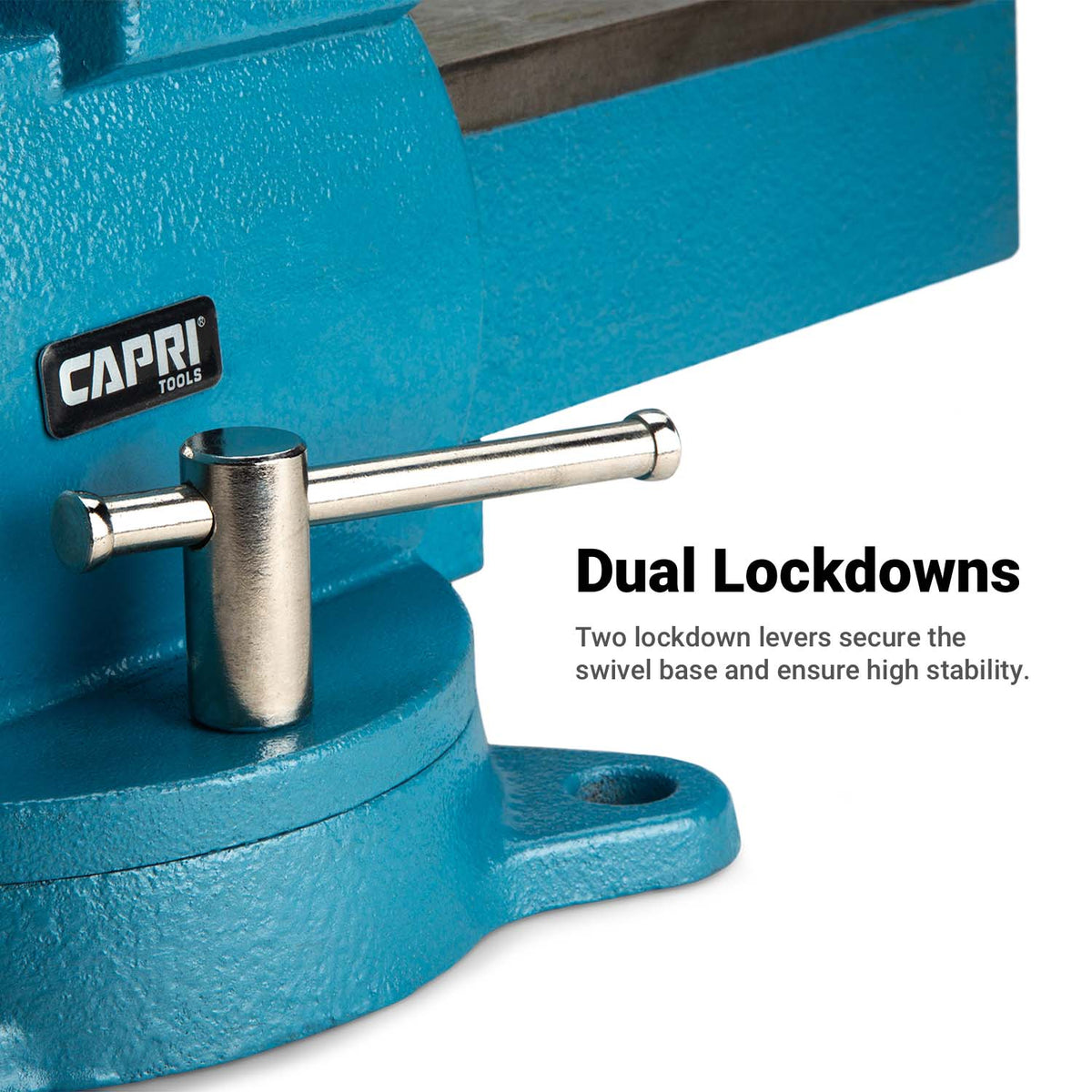 Reversible Bench Vise, Ductile Iron 6 1/2"