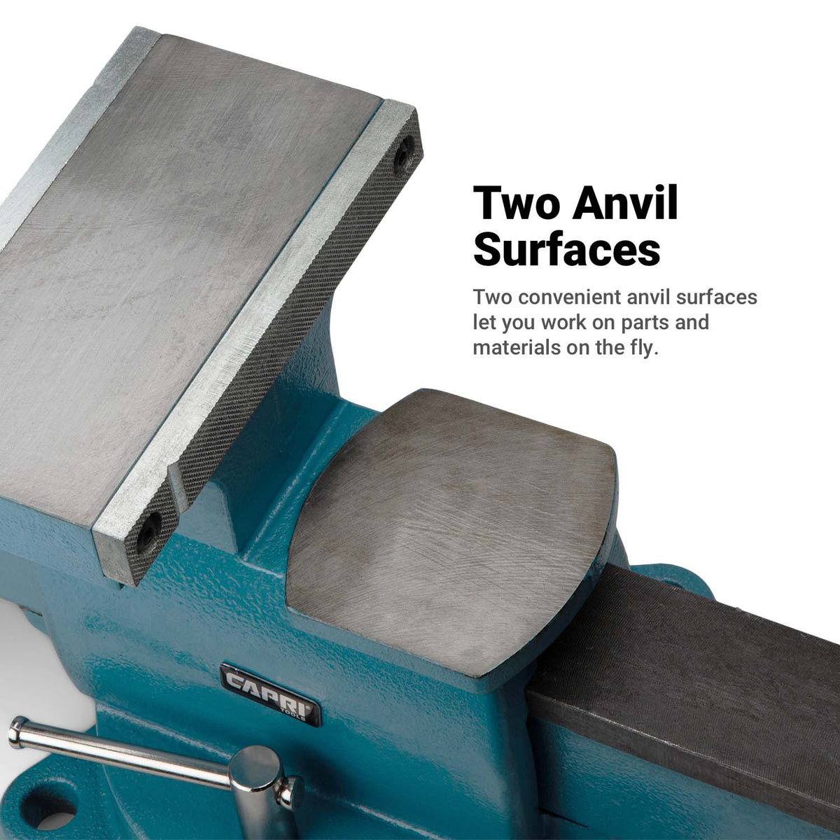 Reversible Bench Vise, Ductile Iron 6 1/2"