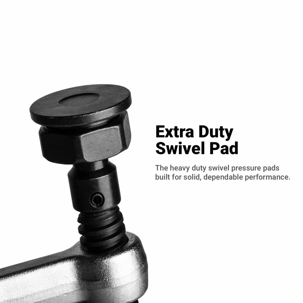 Heavy Duty Sliding Bar Clamp with V-Clamps for Round and Angled Objects, 4-Piece Set