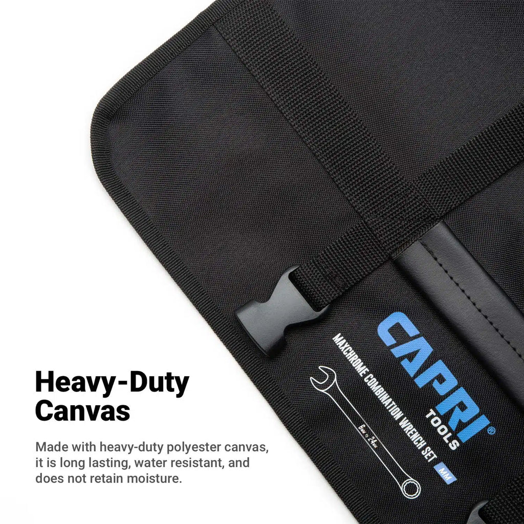 Canvas Wrench Pouch , Metric, 6- 24 mm, 19 Slots