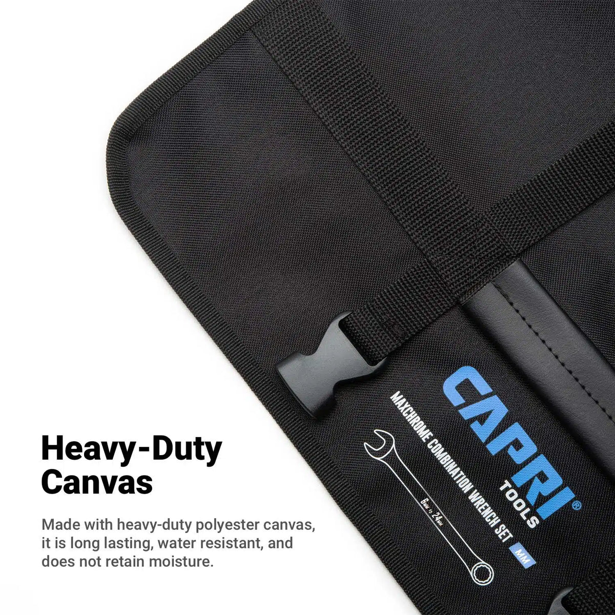 Canvas Wrench Pouch , Metric, 6- 24 mm, 19 Slots