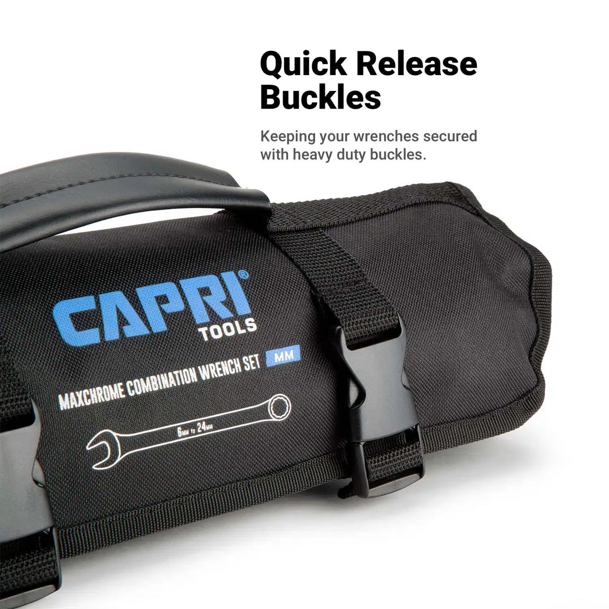 Canvas Wrench Pouch , Metric, 6- 24 mm, 19 Slots