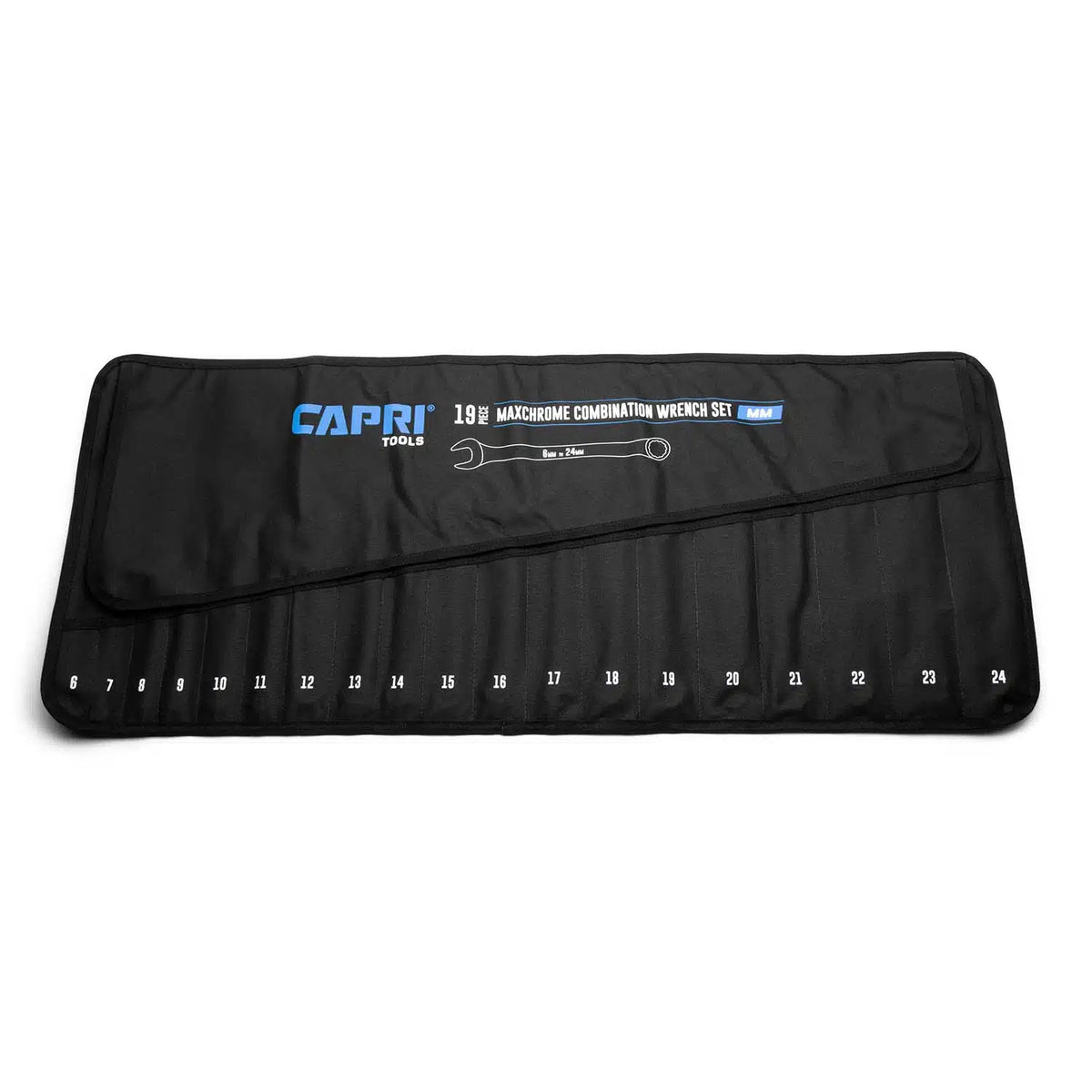 Canvas Wrench Pouch , Metric, 6- 24 mm, 19 Slots