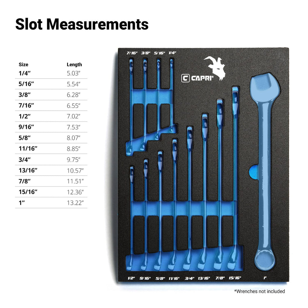 The Mechanic's Tray for Master Combination Wrenches, SAE