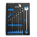 Master Combination Wrench Set with The Mechanic's Tray, 1/4"-1", SAE