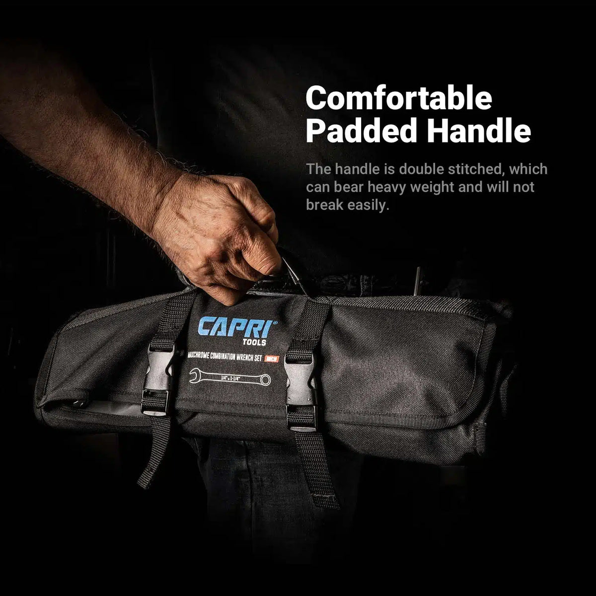 Wrench Canvas Pouch for CP11495PK, SAE, 1/4" to 1-1/4", 17 Slots