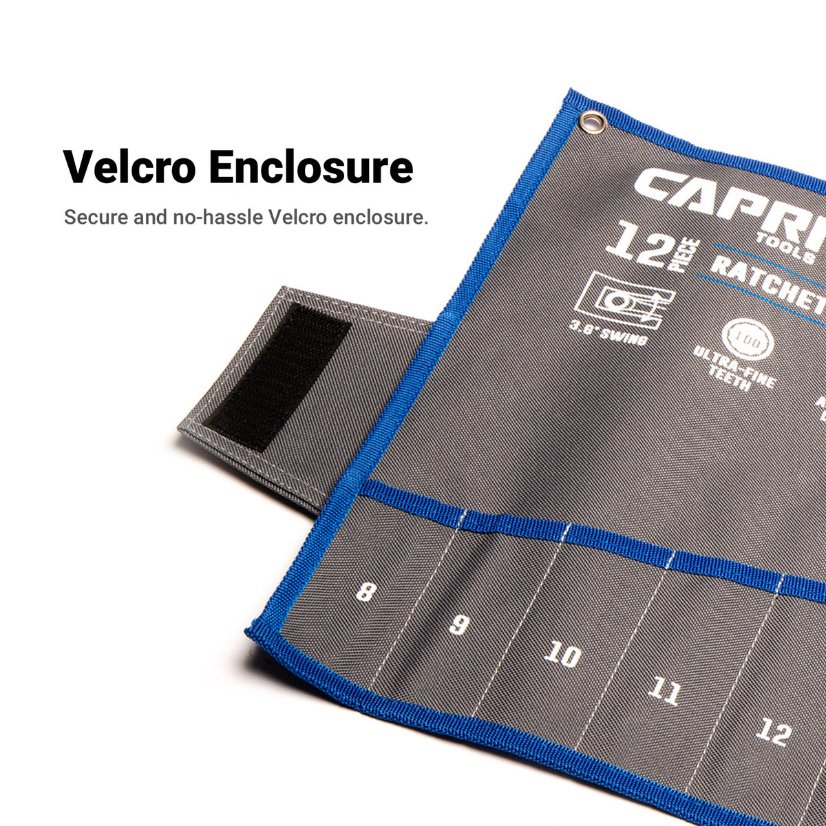 Wrench Roll Up Pouch, Metric