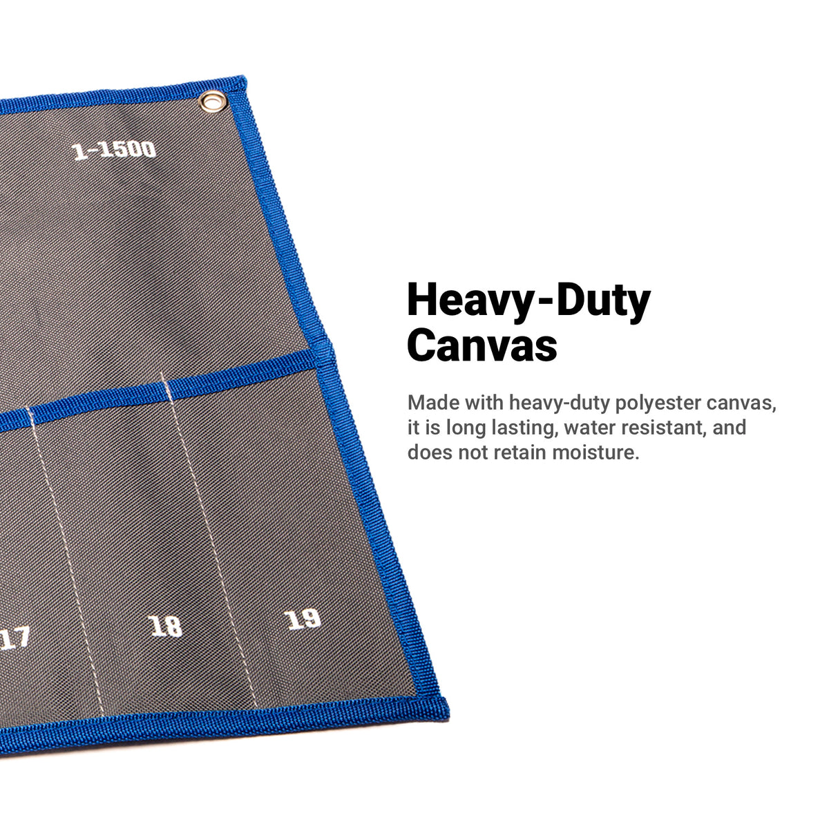 Wrench Roll Up Pouch, Metric