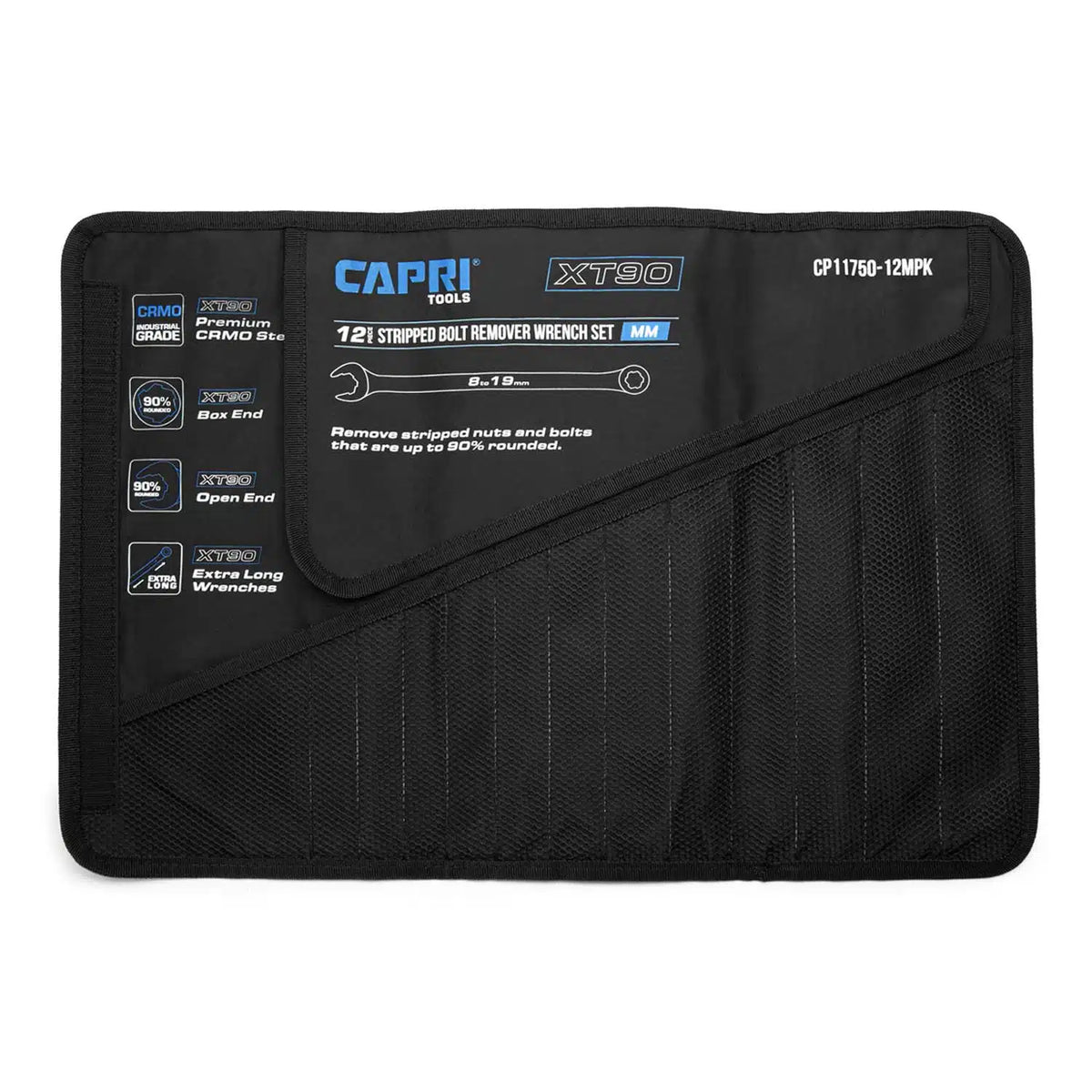 WaveDrive Pro Wrench Pouch, 8-19 mm Pouch, Metric