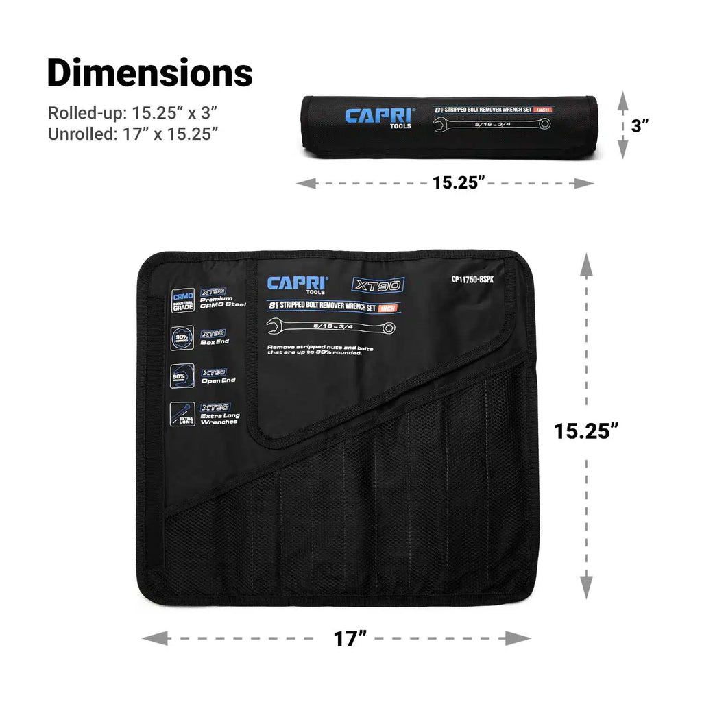 WaveDrive Pro Wrench Pouch, 5/16 to 3/4 in., SAE