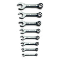 WaveDrive Pro Stubby Combination Wrench Set, 5/16"-3/4" SAE