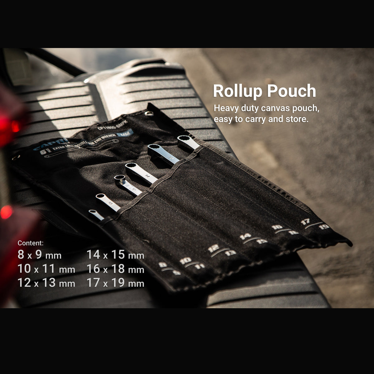 Double Box End Wrench Set, Metric, 8-19 mm