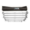 Double Box End Wrench Set, Metric, 8-24 mm