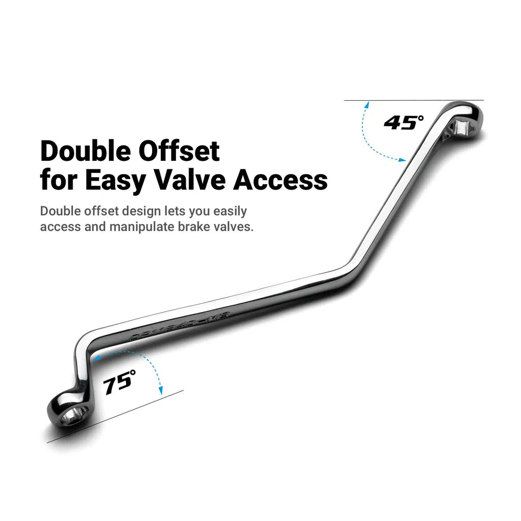 Angled Brake Bleeder Wrench Set, 7-11mm, Metric