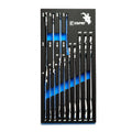 Super Thin 14-Piece Wrench Set with Mechanic's Tray