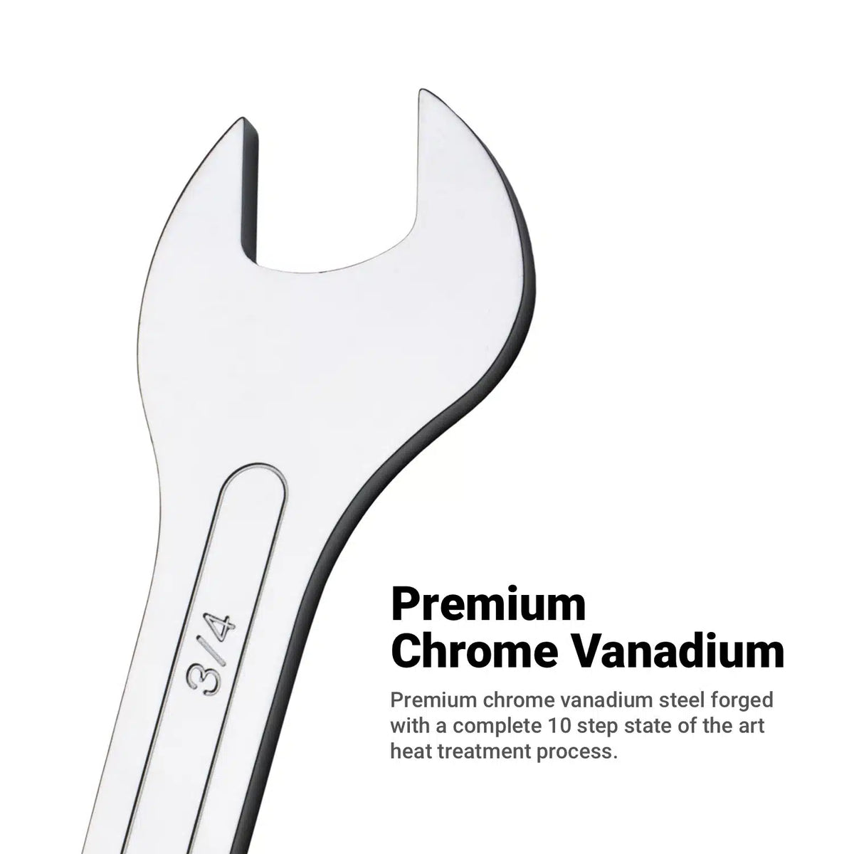 Super Thin 13-Piece Metric Wrench Set with Mechanics Tray