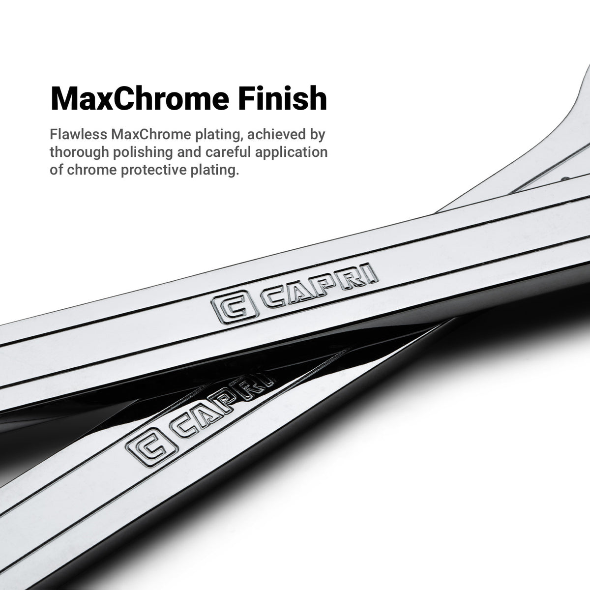 MaxChrome Super Thin Flat Wrenches, 7-Piece, Metric