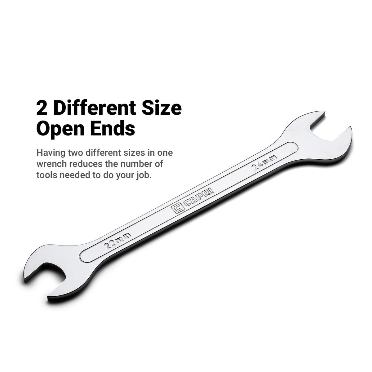 MaxChrome Super Thin Flat Wrenches, 7-Piece, Metric