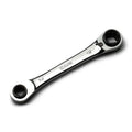 4-in-1 Reversible Box End Ratchet Wrenches, Metric