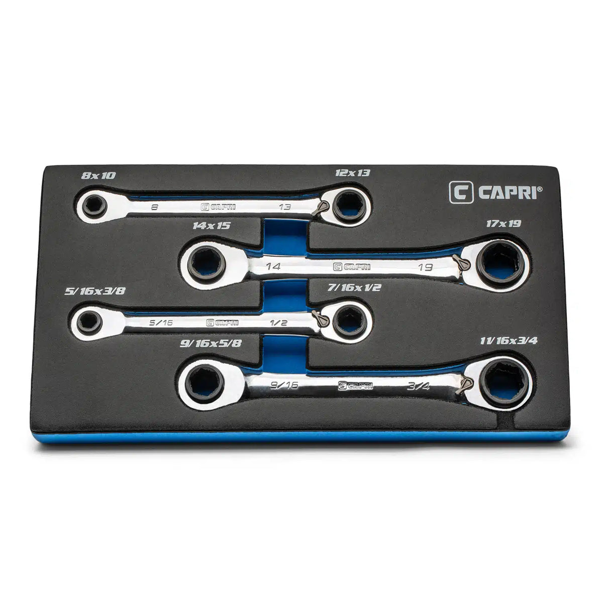4-in-1 Reversible Box End Ratchet Wrench Set