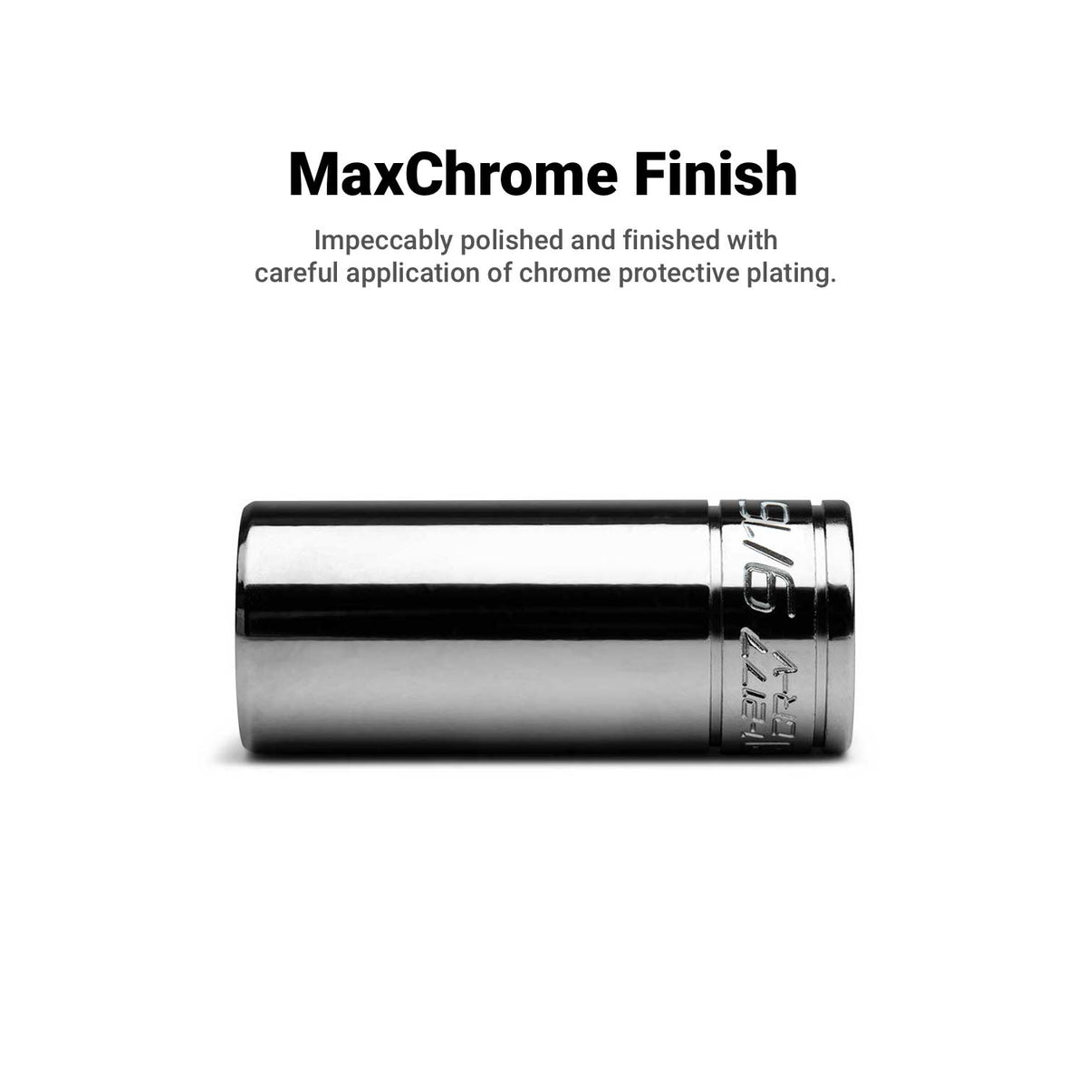 1/4" Drive 6-Point Master Chrome Sockets Set, 3/16-9/16", SAE