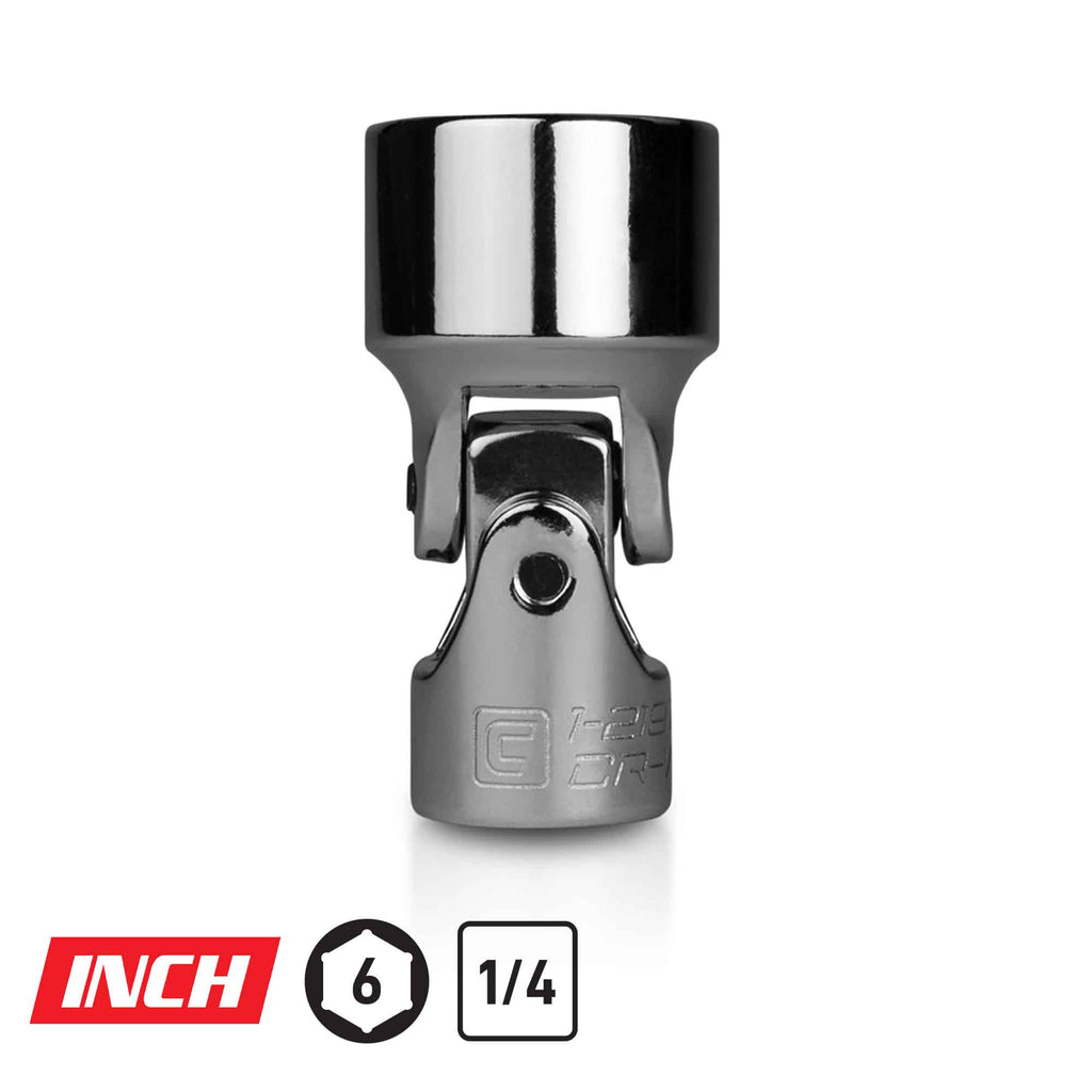 1/4" Drive Universal Sockets, 6-Point, SAE