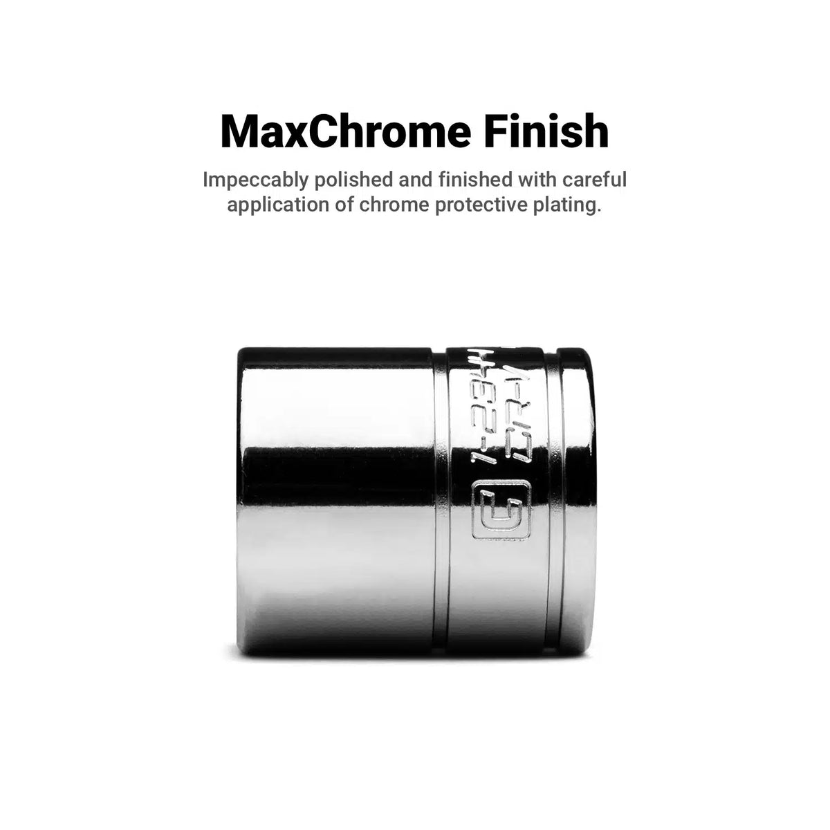 1/4" Drive 6-Point Master Chrome Sockets Set, 3/16-9/16", SAE, Red