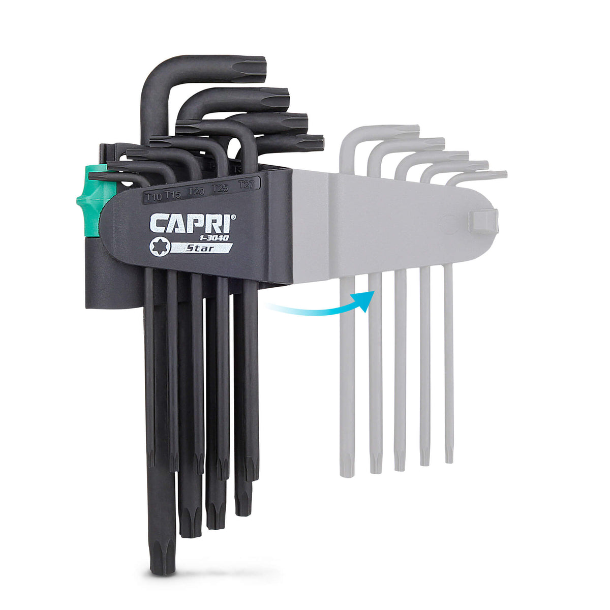Hex Key Wrench Set, Ballpoint, Long Arm, Star