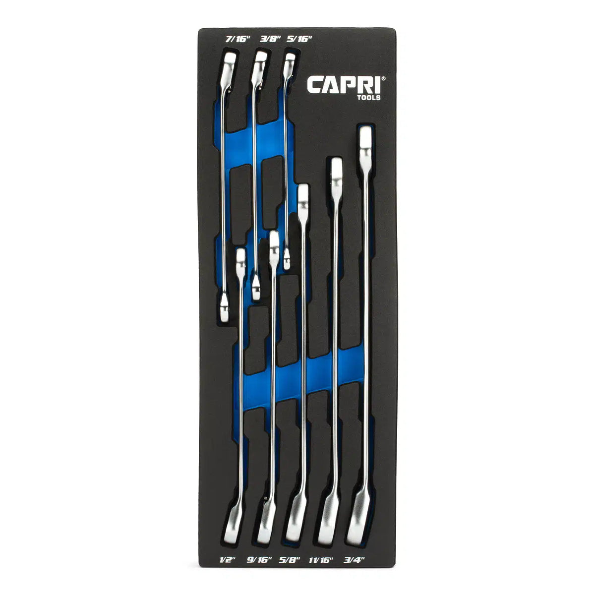 120-Tooth Ultra Smooth Ratcheting Wrenches Set, 5/16"-3/4", SAE