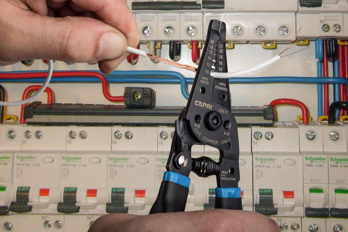 Precision Wire Stripper with Wire Cutter