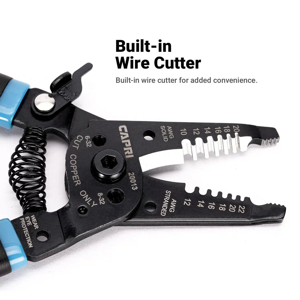 Precision Wire Stripper with Wire Cutter