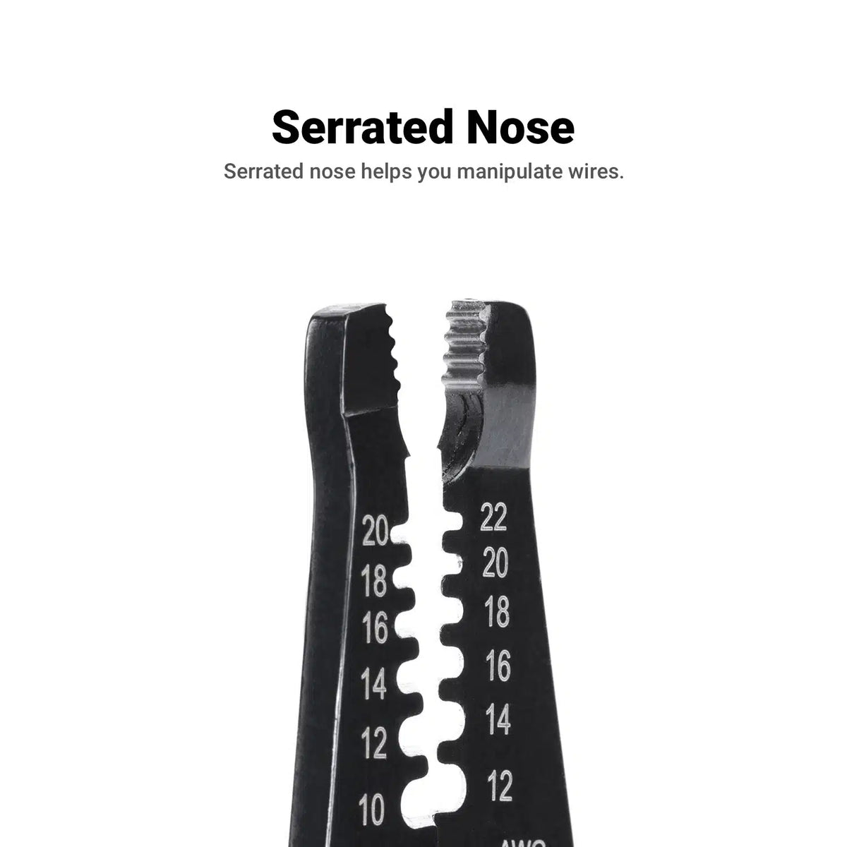 Precision Wire Stripper with Wire Cutter