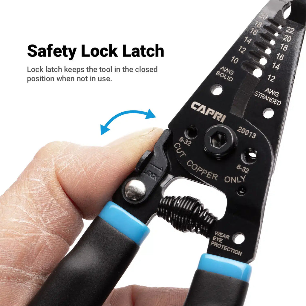 Precision Wire Stripper with Wire Cutter