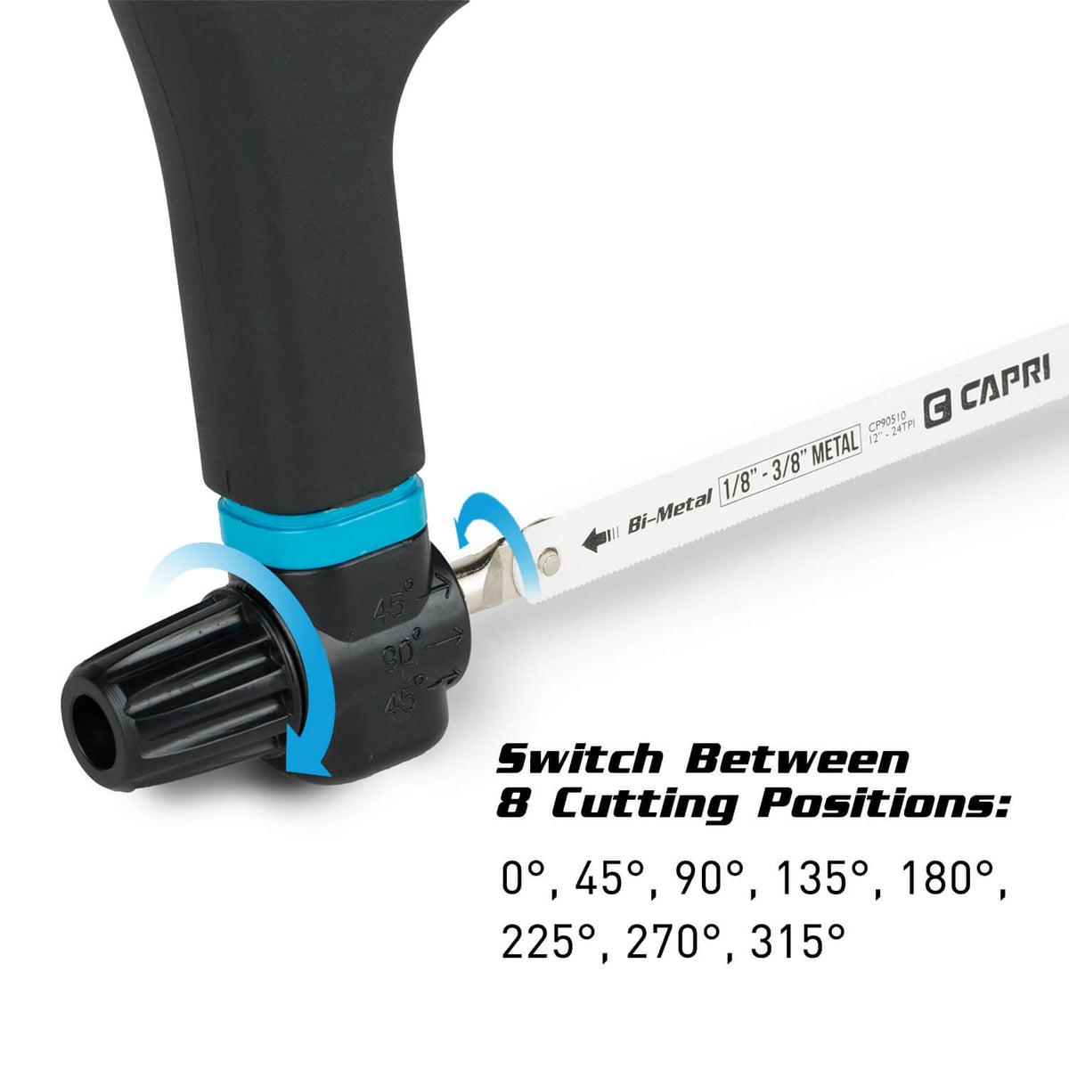 High Tension Multi-Angle Hacksaw