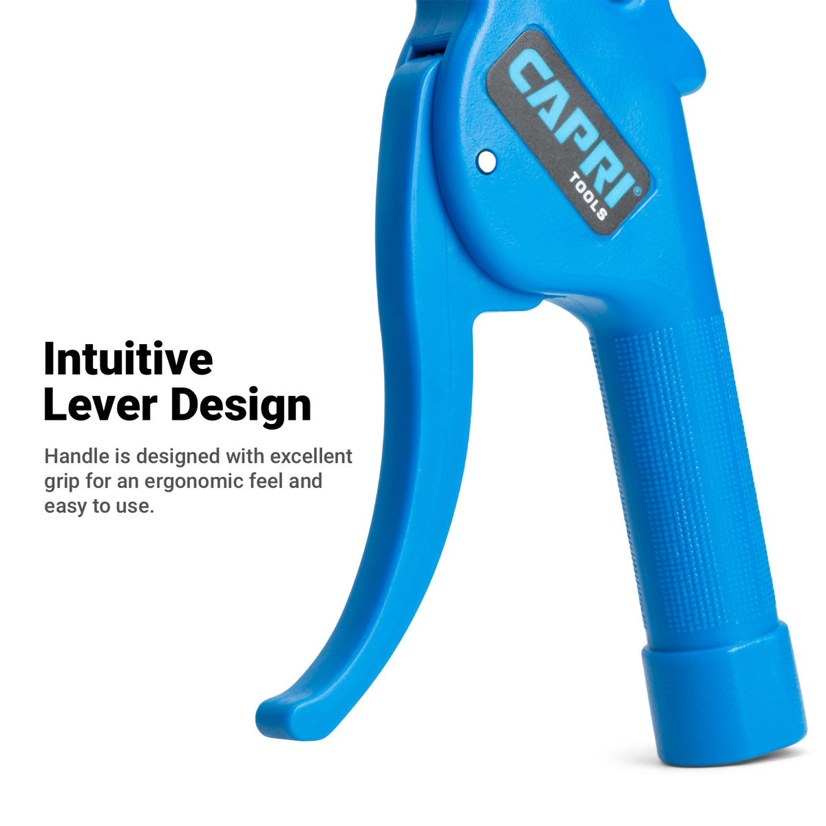 12-in Air Blow Gun with Rubber Tip, Blue