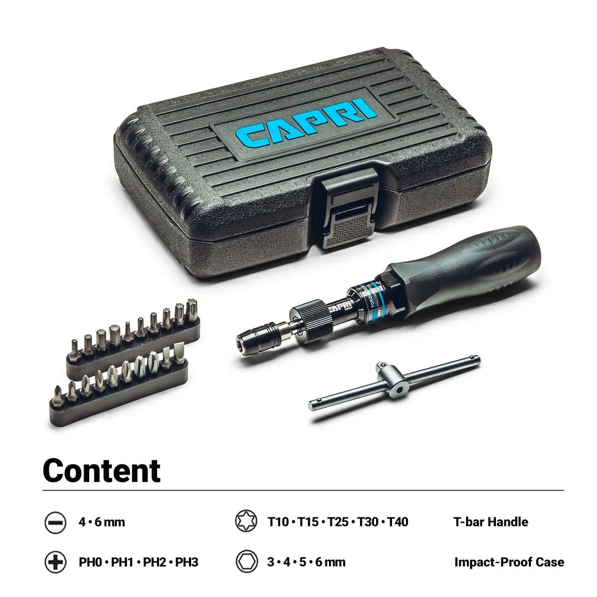 10 to 50 Inch Pound Torque Screwdriver Set