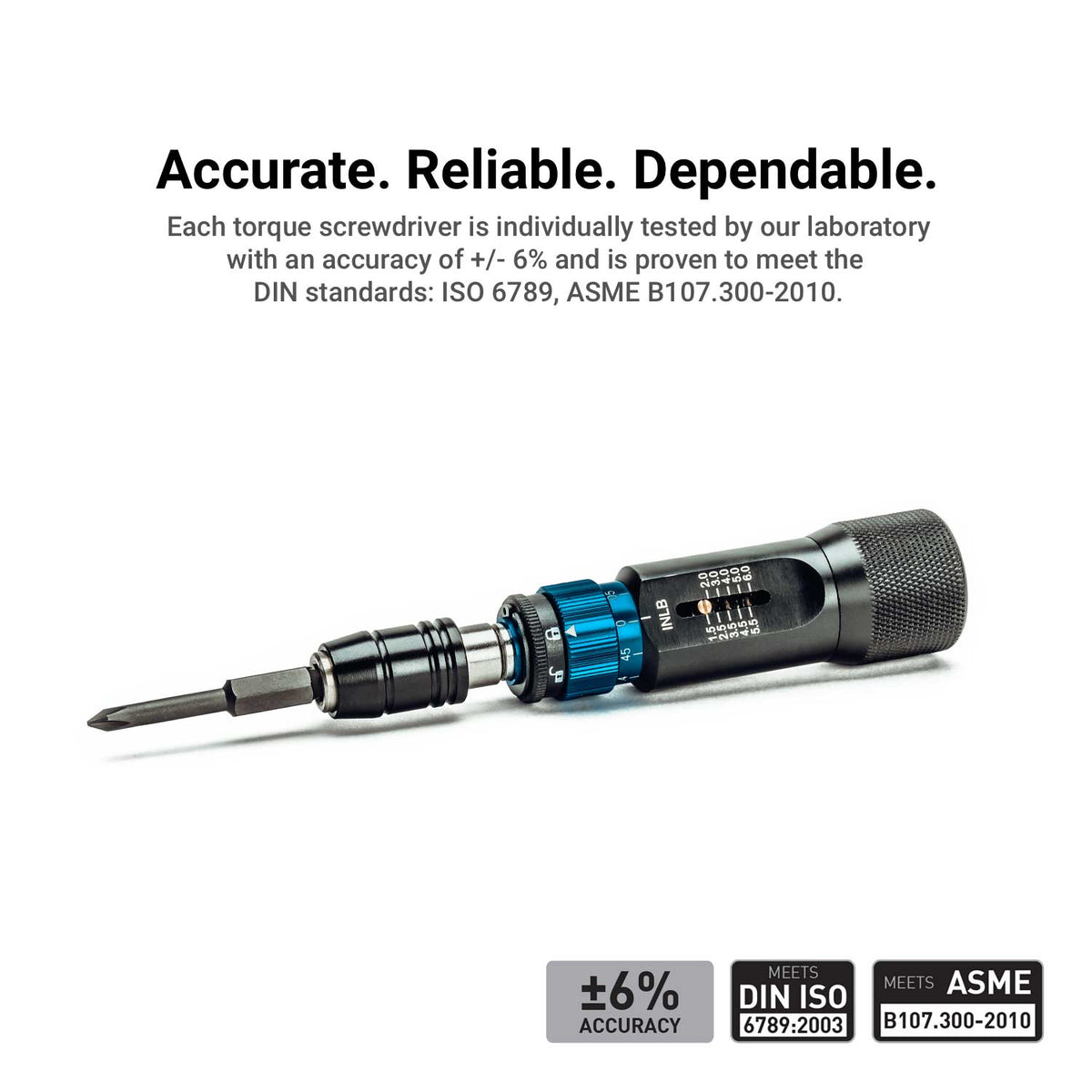 1.5 to 6 Inch Pound Torque Screwdriver Set