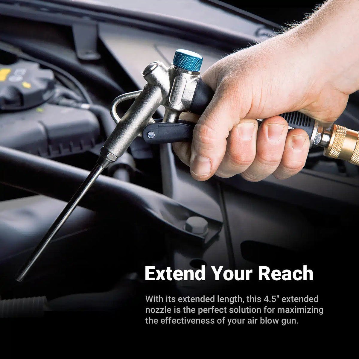 8-Piece Windstorm Air Blow Gun Kit with Accessories