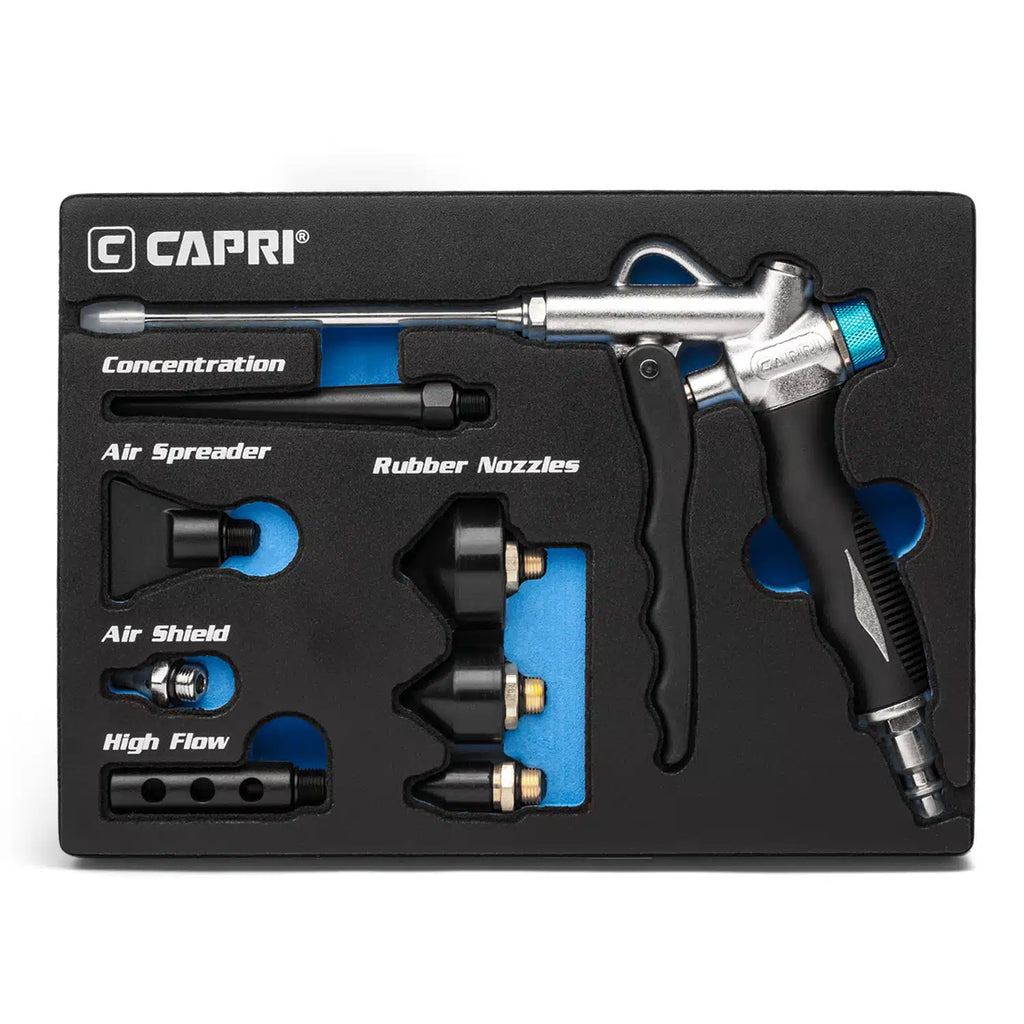 8-Piece Windstorm Air Blow Gun Kit with Accessories