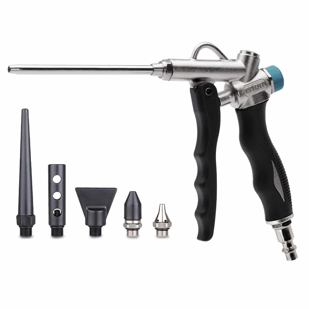 Windstorm Air Blow Gun with 5-Piece Nozzle Set