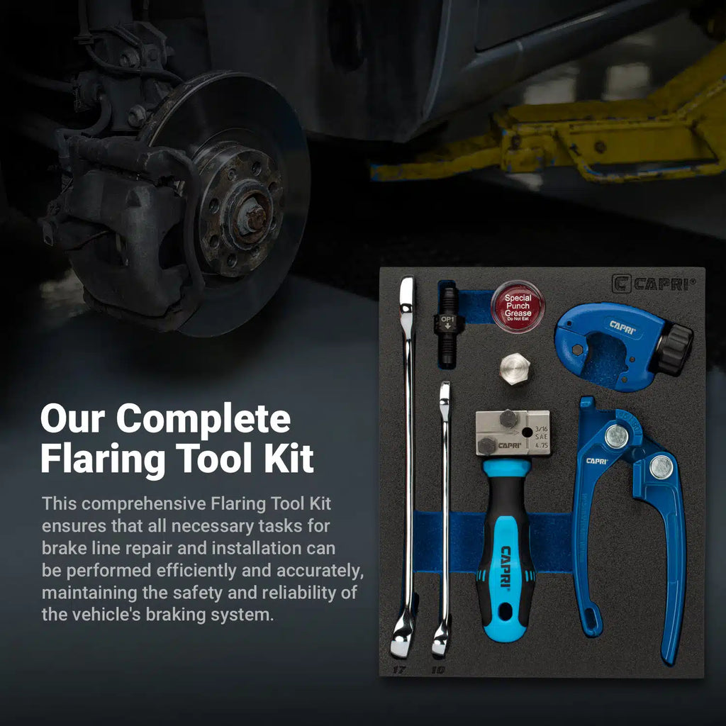 3/16 in. Double Flaring Tool Kit in Mechanic's Tray