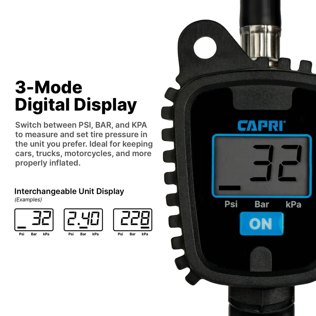 3-Function Digital Tire Inflator