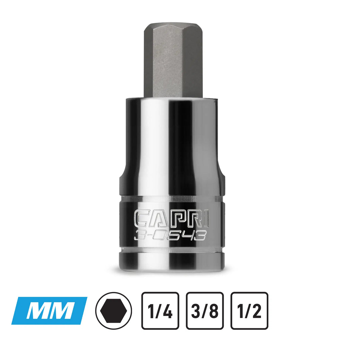 Hex Bit Sockets, Metric